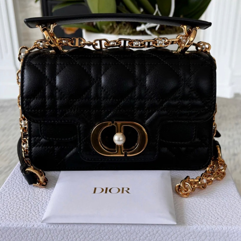 Authentic Dior Mini Dior Jolie Top Handle Bag Black - Picture 13 of 13